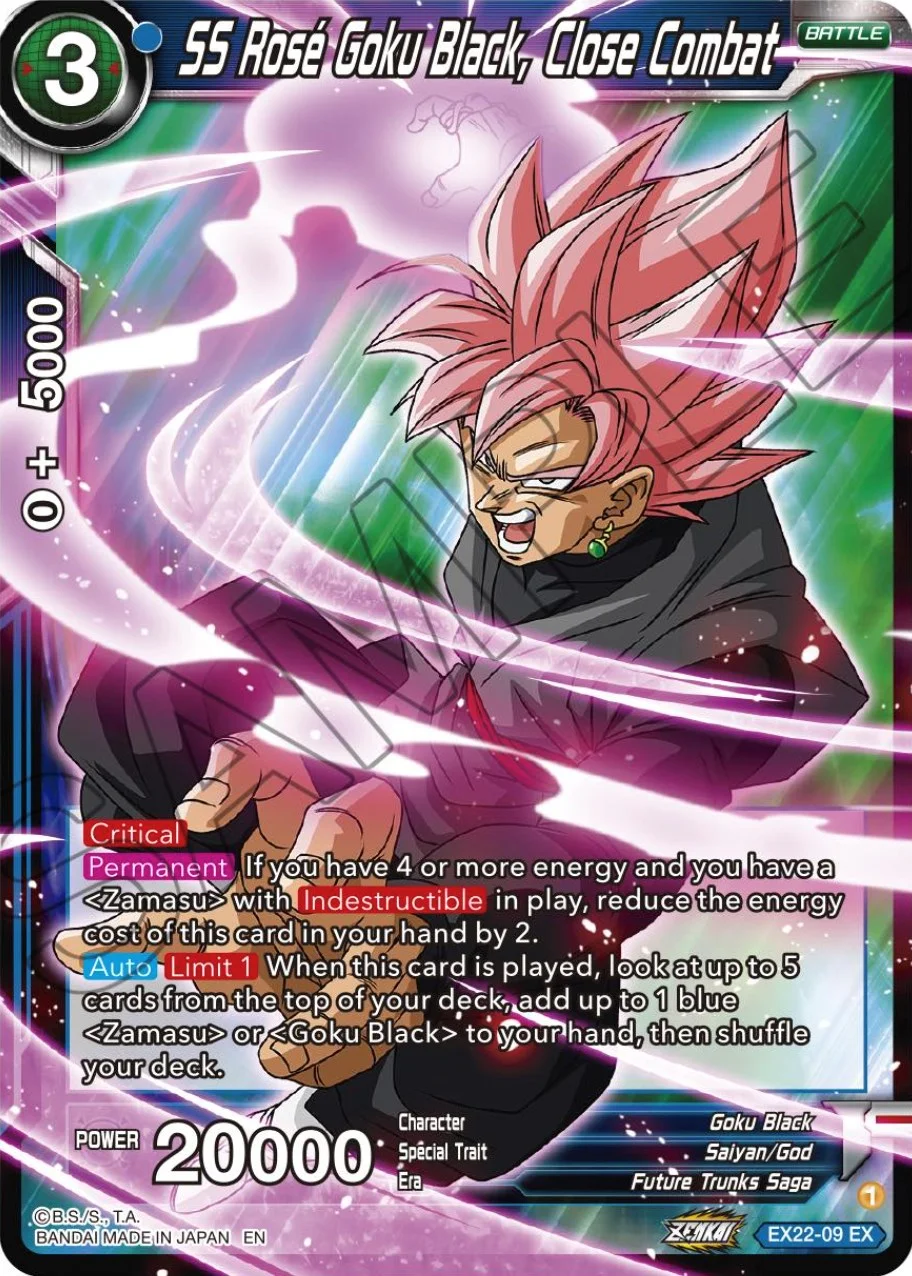 SS Rose Goku Black, Close Combat 「EX22-09」「EN」