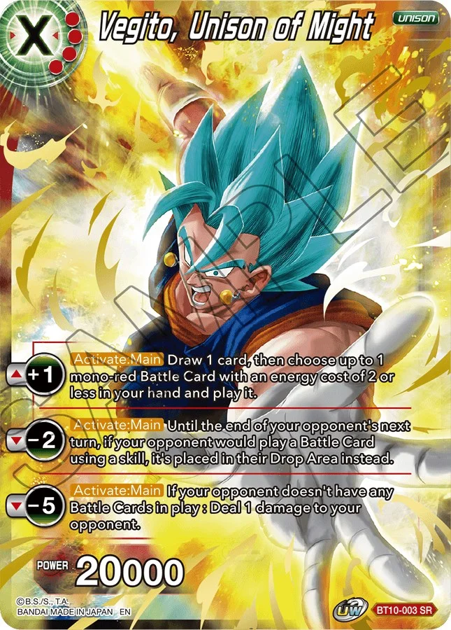 Vegito, Unison of Might 「BT10-003」「EN」