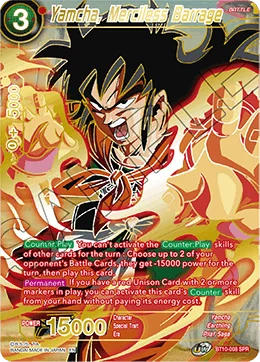 Yamcha, Merciless Barrage 「BT10-008_SPR」「EN」