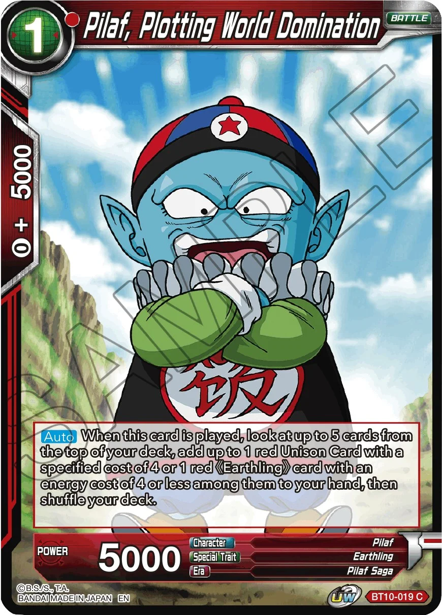 Pilaf, Plotting World Domination 「BT10-019」「EN」
