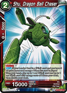 Shu, Dragon Ball Chaser 「BT10-022」「EN」
