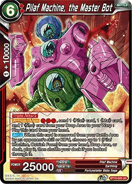Pilaf Machine, the Master Bot 「BT10-025」「EN」