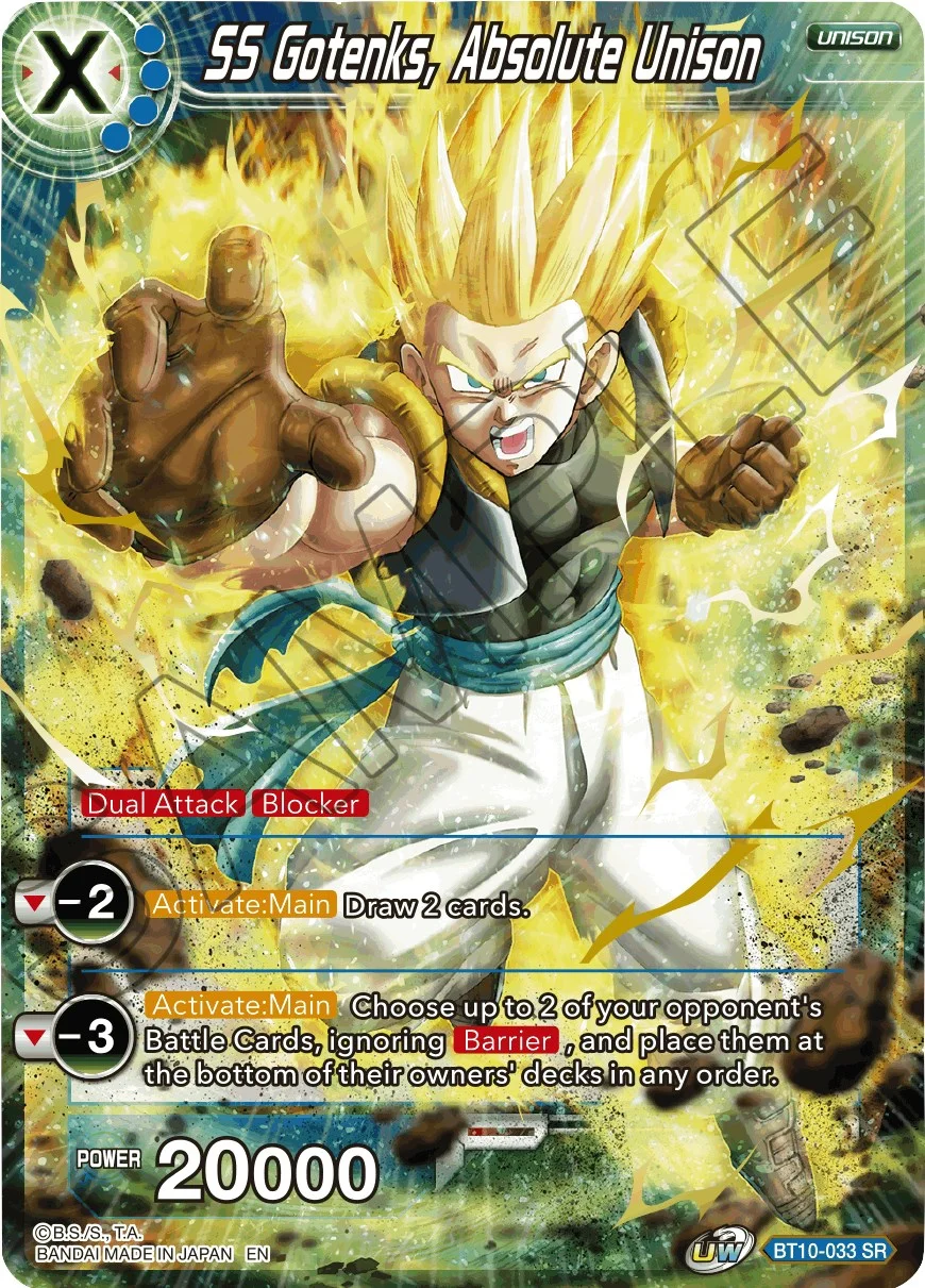 SS Gotenks, Absolute Unison 「BT10-033」「EN」