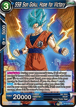 SSB Son Goku, Hope for Victory 「BT10-036_PR」「EN」