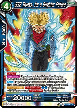 SS2 Trunks, for a Brighter Future 「BT10-043_PR」「EN」
