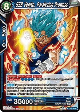 SSB Vegito, Paralyzing Prowess 「BT10-045」「EN」
