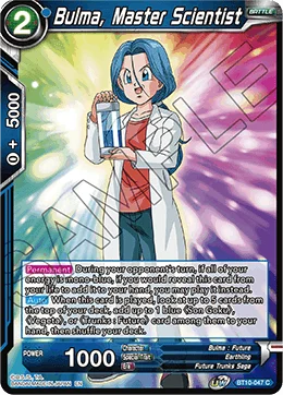Bulma, Master Scientist 「BT10-047」「EN」