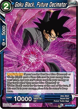 Goku Black, Future Decimator 「BT10-051」「EN」