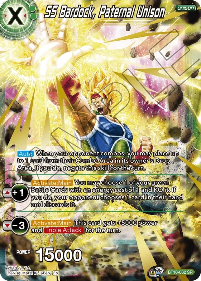 SS Bardock, Paternal Unison 「BT10-062_SPR」「EN」