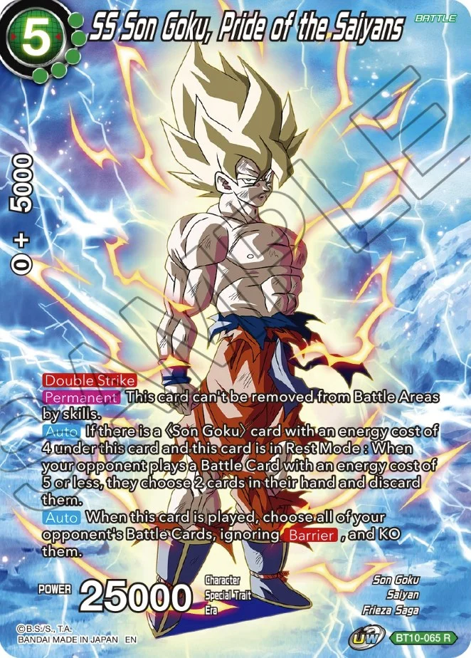 SS Son Goku, Pride of the Saiyans 「BT10-065_PR」「EN」