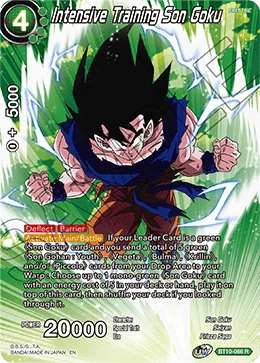 Intensive Training Son Goku 「BT10-066_PR」「EN」