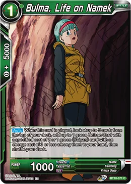 Bulma, Life on Namek 「BT10-071_PR」「EN」