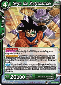 Ginyu the Bodysnatcher 「BT10-077」「EN」