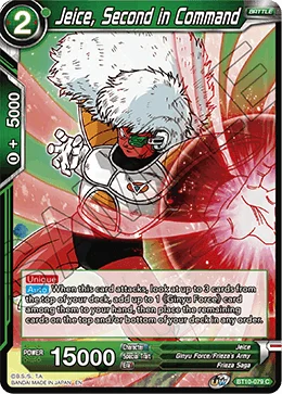 Jeice, Second in Command 「BT10-079」「EN」