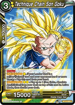 Technique Chain Son Goku 「BT10-098_PR」「EN」