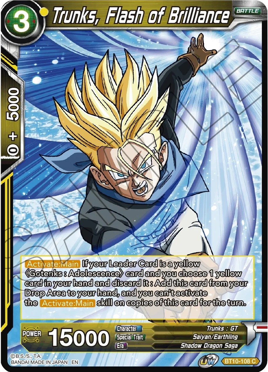 Trunks, Flash of Brilliance 「BT10-108」「EN」