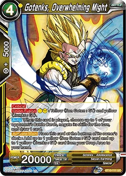 Gotenks, Overwhelming Might 「BT10-111」「EN」