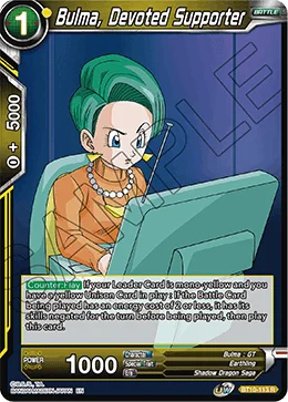 Bulma, Devoted Supporter 「BT10-113」「EN」