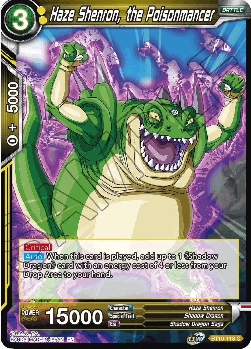 Haze Shenron, the Poisonmancer 「BT10-118」「EN」