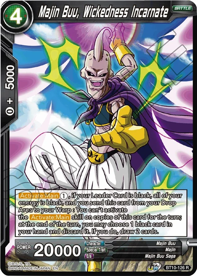 Majin Buu, Wickedness Incarnate 「BT10-126」「EN」