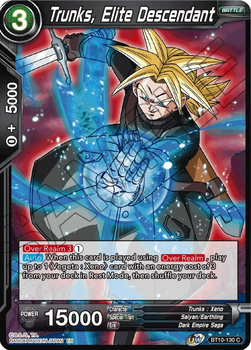 Trunks, Elite Descendant 「BT10-130」「EN」