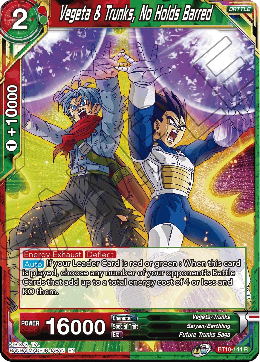 Vegeta & Trunks, No Holds Barred 「BT10-144」「EN」