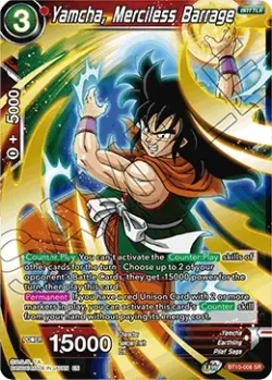 Yamcha, Merciless Barrage #BT10-008 · Dragon Ball Super CCG