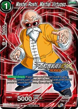Master Roshi, Martial Virtuoso #BT10-010_PR · Dragon Ball Super CCG