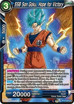 SSB Son Goku, Hope for Victory #BT10-036_PR · Dragon Ball Super CCG