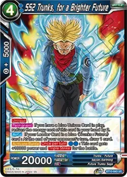 SS2 Trunks, for a Brighter Future #BT10-043_PR · Dragon Ball Super CCG