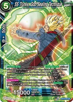 SS Trunks, God-Sealing Technique #BT10-044_PR · Dragon Ball Super CCG