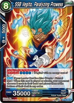 SSB Vegito, Paralyzing Prowess #BT10-045_PR · Dragon Ball Super CCG