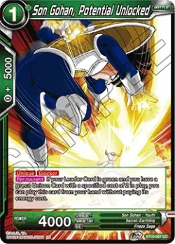 Son Gohan, Potential Unlocked #BT10-067 · Dragon Ball Super CCG