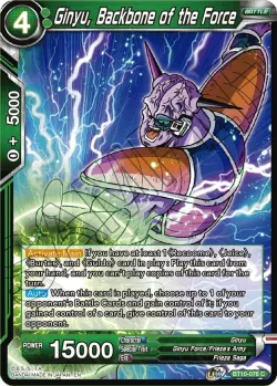 Ginyu, Backbone of the Force #BT10-076 · Dragon Ball Super CCG