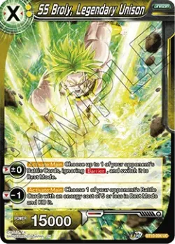 SS Broly, Legendary Unison #BT10-094 · Dragon Ball Super CCG