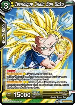Technique Chain Son Goku #BT10-098_PR · Dragon Ball Super CCG