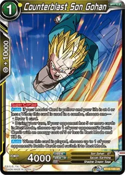 Counterblast Son Gohan #BT10-100_PR · Dragon Ball Super CCG