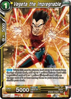 Vegeta the Impregnable #BT10-107 · Dragon Ball Super CCG