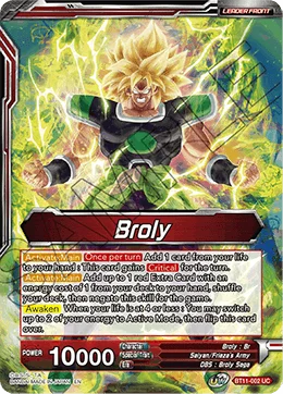 Broly 「BT11-002」「EN」