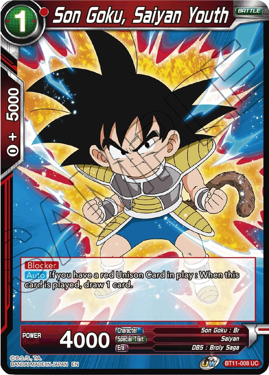 Son Goku, Saiyan Youth 「BT11-008」「EN」