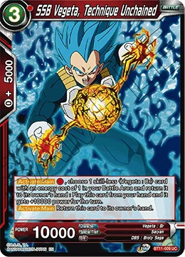 SSB Vegeta, Technique Unchained 「BT11-009」「EN」