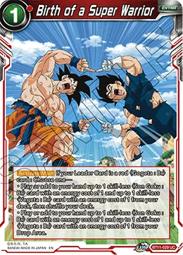 Birth of a Super Warrior 「BT11-029」「EN」