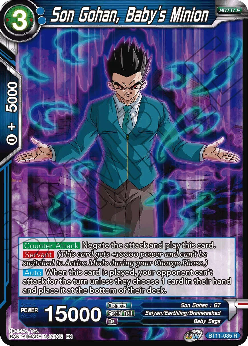 Son Gohan, Baby's Minion 「BT11-035」「EN」