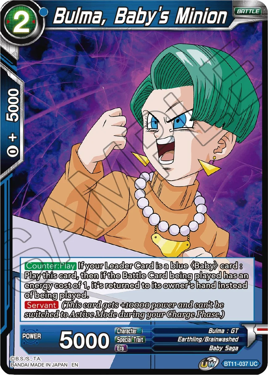 Bulma, Baby's Minion 「BT11-037」「EN」