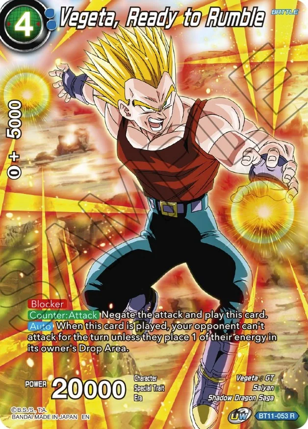 Vegeta, Ready to Rumble 「BT11-053」「EN」