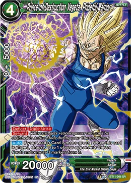 Prince of Destruction Vegeta, Prideful Warrior 「BT11-066」「EN」