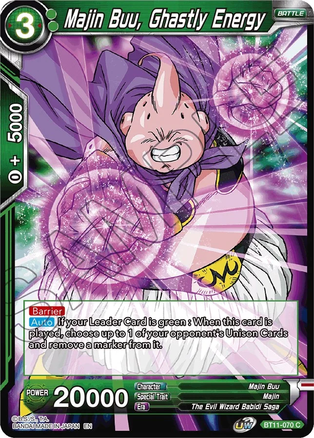 Majin Buu, Ghastly Energy 「BT11-070」「EN」