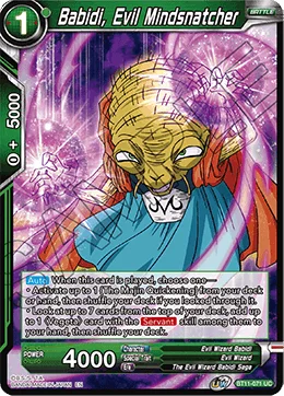 Babidi, Evil Mindsnatcher 「BT11-071」「EN」
