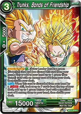 Trunks, Bonds of Friendship 「BT11-079_PR」「EN」