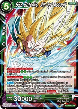 SS3 Gotenks, All-Out Assault 「BT11-081_PR」「EN」